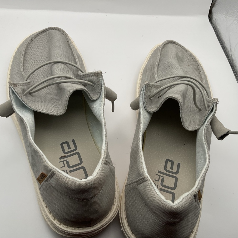 Hey Duda Wendy Gray Sneakers Size 8 - Picture 13 of 13